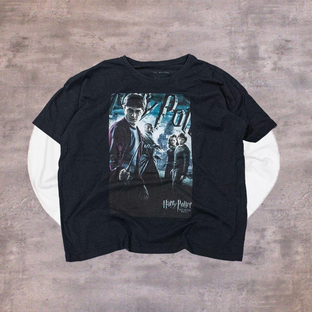 Vintage VTG Y2K 2000's Harry Potter Half Blood Prince Double Stitch T-Shirt